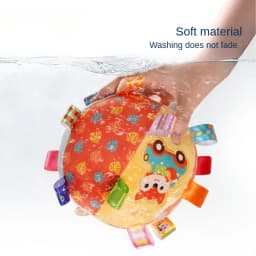 Baby Rattles Toys Soft Plush Hand Rattles Hand Grip Ball Animal Pattern Rattles Shaker for 3 6 9 12 Months Plush Vocal Toy