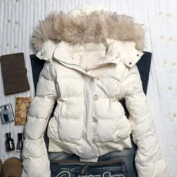 American Retro Fur Collar Warm Solid Color Women Hooded Cotton Coat Ins Winter Loose Casual Slim Cotton Coat Jackets