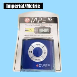 ETAPE16 Digital Tape Measure Electronic Ruler LCD 5-Meter Measuring Tool Stainless Steel Metric Imperial Switch Measuring Ruler
