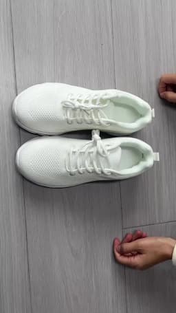 New Men's Shoes Breathable Casual Sneakers Summer White Black Running Shoes Lightweight Soft Sport Shoe Women Male