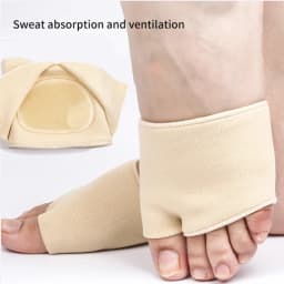 2pcs Silicone Metatarsal Sleeve Pads Half Toe Bunion Sole Forefoot Gel Pads Cushion Half Sock Prevent Calluses Blisters Insoles