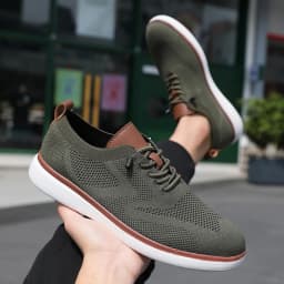 Men's Sliding Shoes Mesh Sports Shoe Loafers, Anti Slip Shoe Low Cut Casual Shoes Casual Sports Bestseller Designer Shoes 2025