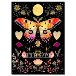 5D Diamond Painting Kit Mushroom Butterfly Art Picture Mosaic Gem Cross Stitch Home Living Room Decorative Painting Gift