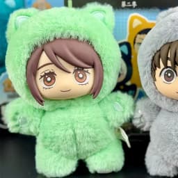 Hot Genuine In Stock Jujutsu Kaisen Cat Ear Plushie Series Blind Box Gojo Satoru Suguru Fushiguro Toji Kawaii Doll Figure Gift