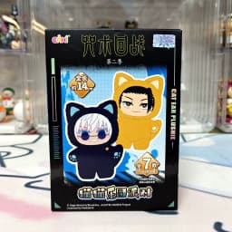 Hot Genuine In Stock Jujutsu Kaisen Cat Ear Plushie Series Blind Box Gojo Satoru Suguru Fushiguro Toji Kawaii Doll Figure Gift