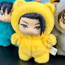 Hot Genuine In Stock Jujutsu Kaisen Cat Ear Plushie Series Blind Box Gojo Satoru Suguru Fushiguro Toji Kawaii Doll Figure Gift