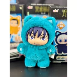 Hot Genuine In Stock Jujutsu Kaisen Cat Ear Plushie Series Blind Box Gojo Satoru Suguru Fushiguro Toji Kawaii Doll Figure Gift
