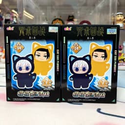 Hot Genuine In Stock Jujutsu Kaisen Cat Ear Plushie Series Blind Box Gojo Satoru Suguru Fushiguro Toji Kawaii Doll Figure Gift