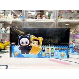 Hot Genuine In Stock Jujutsu Kaisen Cat Ear Plushie Series Blind Box Gojo Satoru Suguru Fushiguro Toji Kawaii Doll Figure Gift