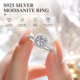 100% Real Moissanite With GRA Ceritificate Jewellry Earrings Necklace Rings S925 Silver Luxury Sparkling Diamond D VVS Gifts