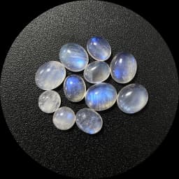 5 Pieces/Bag Loose Stones Natural Moonstone Larimar Amber Stone High Quality Natural Stone DIY Accessories for Jewelry Wholesale