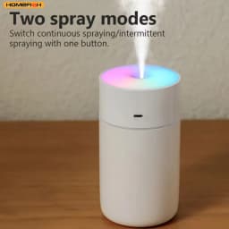 HOMEFISH Colorful Portable Mini Air Humidifier USB Rechargeable Wireless Home Car Aroma Diffuser Essential Oil Atomizer