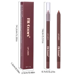 6 Colors Waterproof Matte Lipliner Pencil Black Red Contour Tint Lipstick Long Lasting Non-stick Cup Moisturising Lips Makeup