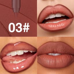 6 Colors Waterproof Matte Lipliner Pencil Black Red Contour Tint Lipstick Long Lasting Non-stick Cup Moisturising Lips Makeup