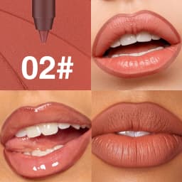 6 Colors Waterproof Matte Lipliner Pencil Black Red Contour Tint Lipstick Long Lasting Non-stick Cup Moisturising Lips Makeup