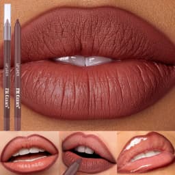 6 Colors Waterproof Matte Lipliner Pencil Black Red Contour Tint Lipstick Long Lasting Non-stick Cup Moisturising Lips Makeup