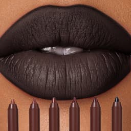 6 Colors Waterproof Matte Lipliner Pencil Black Red Contour Tint Lipstick Long Lasting Non-stick Cup Moisturising Lips Makeup