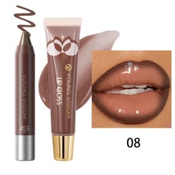 Matte Soft Mist Lip Liner Lipsticks 8 Colors Smooth and Pigmented Non-Stick Chocolate Lipsticks