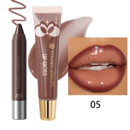 Matte Soft Mist Lip Liner Lipsticks 8 Colors Smooth and Pigmented Non-Stick Chocolate Lipsticks