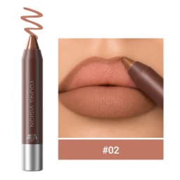 Matte Soft Mist Lip Liner Lipsticks 8 Colors Smooth and Pigmented Non-Stick Chocolate Lipsticks