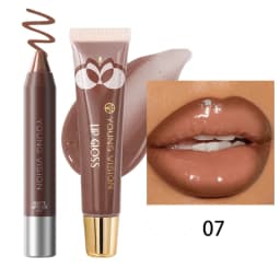 Matte Soft Mist Lip Liner Lipsticks 8 Colors Smooth and Pigmented Non-Stick Chocolate Lipsticks