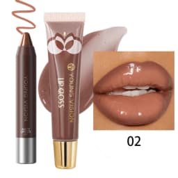 Matte Soft Mist Lip Liner Lipsticks 8 Colors Smooth and Pigmented Non-Stick Chocolate Lipsticks