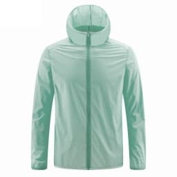 Summer Men's Sun Protection Clothing Lightweight Breathable Ice Silk Hooded Quick Dry Jacket Outdoor Anti-ultraviolet Skin Coat