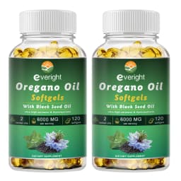 Organic Oregano Oil with Black Seed Oil – Antioxidant, Digestive Support, Intestinal Flora Balance & Immune System Health
