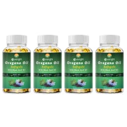 Organic Oregano Oil with Black Seed Oil – Antioxidant, Digestive Support, Intestinal Flora Balance & Immune System Health
