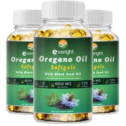 Organic Oregano Oil with Black Seed Oil – Antioxidant, Digestive Support, Intestinal Flora Balance & Immune System Health