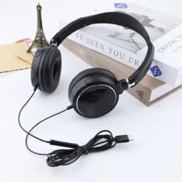 Type-C Wired Headphones 3 5mm Bass Stereo Foldable Adjustable Headphones Suitable For Pc Mp3 Mobile Headphones