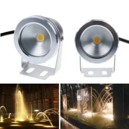 10W LED Underwater Light AC/DC12V IP65 Waterproof Swimming Pool Warm/Cold White for Home Outdoor Path Pond Landscape Lighting