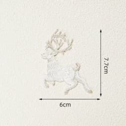 Exquisite Embroidered Animal Iron On Patch Elk Zebra Goat Embroidered Badge DIY Clothes and Bags Fashion Decoration Accessories