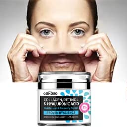 ENVISHA Skin Care Collagen Retinol Hyaluronic Acid Face Cream Firming Whitening Anti-Aging Wrinkle Moisturizing Hydrating