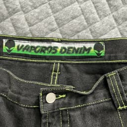 Jeans Spring and Autumn European and American wide-leg loose alien pattern trousers 2024 new high street trend hip-hop men