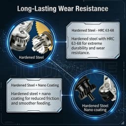 For Snapmaker U1 Extruder Gear SKD11 Hardened Steel Nano Coating CNC Teeth Integrated U1 Gear Upgrade Snapmaker U1 Accessories