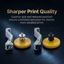 For Snapmaker U1 Extruder Gear SKD11 Hardened Steel Nano Coating CNC Teeth Integrated U1 Gear Upgrade Snapmaker U1 Accessories