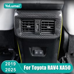 Car Rear Air Conditioning Vent Outlet Cover Trim For Toyota RAV4 XA50 2019 2020 2021 2022 2023 2024 2025 Hybrid Accessories