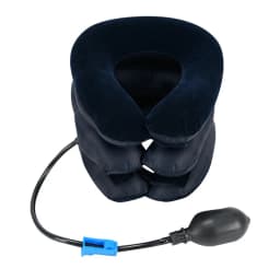 Inflatable Neck Stretcher Support Air Cervical Traction 3 Tubes Neck Braces Stress Relief Relaxation Men Women for Home Office