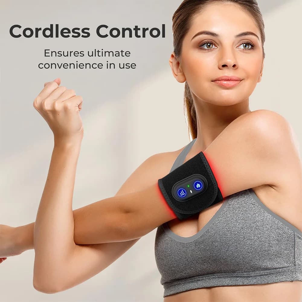 NEW Rechargeable Red Light Therapy Wrist Wrap 48PCS LED Red and Infrared Light for Hand, Wrist, Finger, and Joint Discomfort
