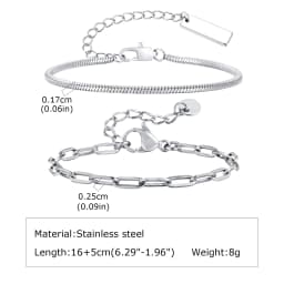 1/2/3pcs Chain Bracelet for Men Women,Stainless Steel Twisted Rope Cuban Chain Wristband,Hip Hop Minimalist Jewelry Gift