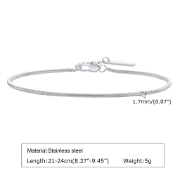 1/2/3pcs Chain Bracelet for Men Women,Stainless Steel Twisted Rope Cuban Chain Wristband,Hip Hop Minimalist Jewelry Gift