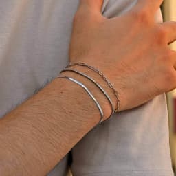 1/2/3pcs Chain Bracelet for Men Women,Stainless Steel Twisted Rope Cuban Chain Wristband,Hip Hop Minimalist Jewelry Gift