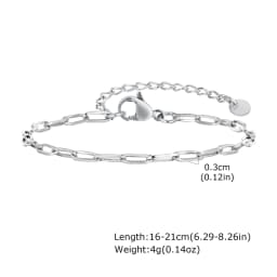 1/2/3pcs Chain Bracelet for Men Women,Stainless Steel Twisted Rope Cuban Chain Wristband,Hip Hop Minimalist Jewelry Gift
