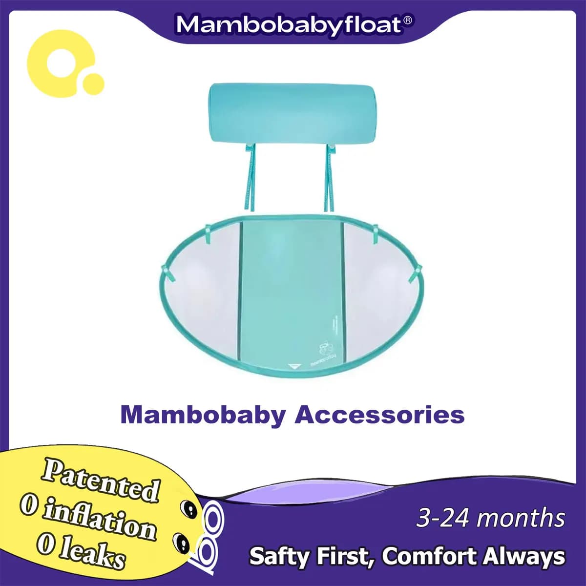 Mambobaby Swimming Float Accessories:Canopy,Tail | Foot-rest , Cover and Other