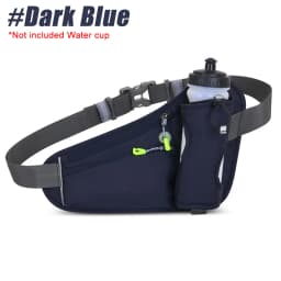 Fanny Pack with Water Bottle Holder Crossbody Bag with Extension Strap Running Belt Hydration Waist Pack for Walking Running