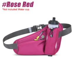 Fanny Pack with Water Bottle Holder Crossbody Bag with Extension Strap Running Belt Hydration Waist Pack for Walking Running
