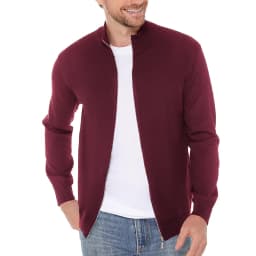 Animal Game Men's Zipper SweatCoats Casual Cardigan Sweaters Stand Cold Blouse Knitwear Winter Outdoor Jumper Warm Streetwear