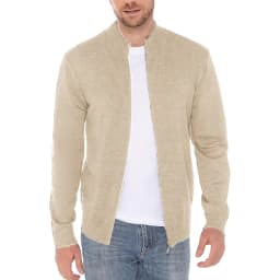Animal Game Men's Zipper SweatCoats Casual Cardigan Sweaters Stand Cold Blouse Knitwear Winter Outdoor Jumper Warm Streetwear