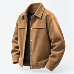 Men's Corduroy Overshirt Snap Button Front Dual Flap Chest Pockets Turn Down Collar Long Sleeve Regular Fit Casual Jacket